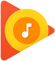Logo Google Play Music streaming audio