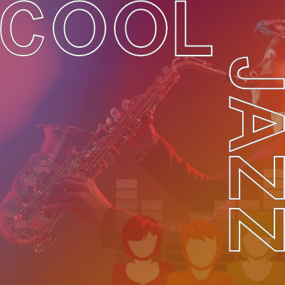 Illustration du style musical Cool jazz en 1954